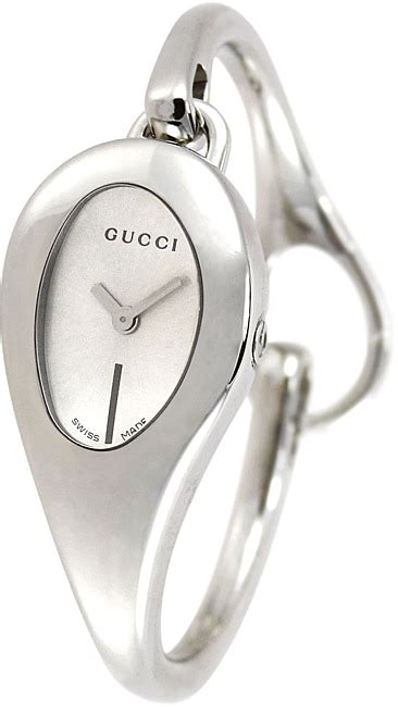 gucci horsebit watch silver